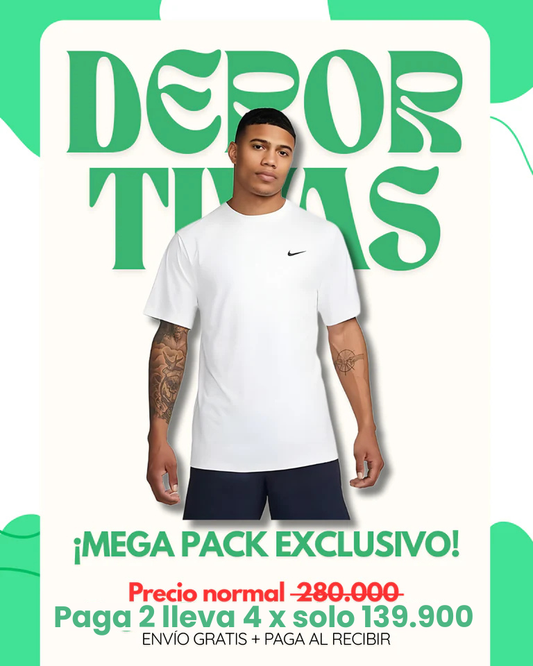 4 Camisetas Deportivas de Alta Gama – Envío Gratis